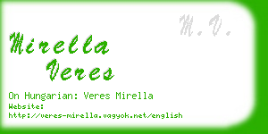 mirella veres business card